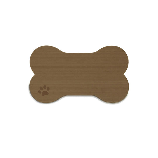 SeaDek Dog Bowl Mat - Cappuccino/Black - Small - 12" x 21"