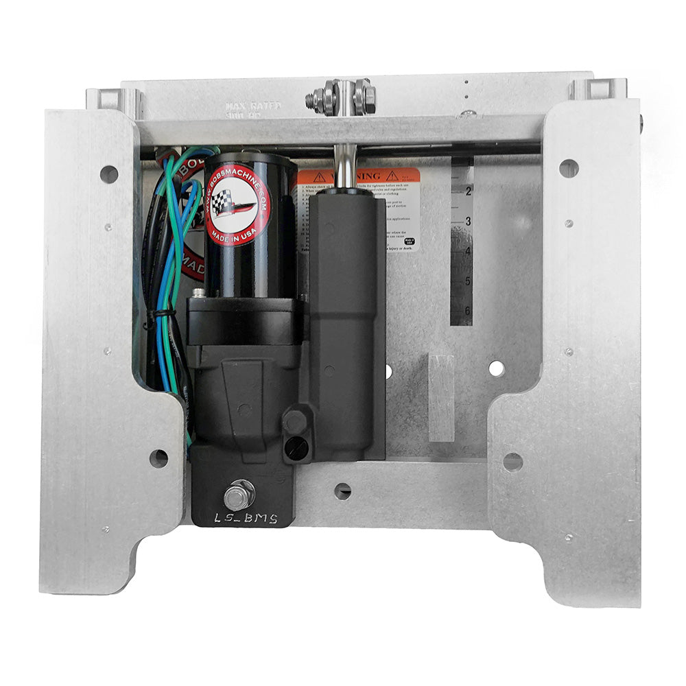 Bob's Machine 6" Setback Action Series Hydraulic Jack Plate - Silver