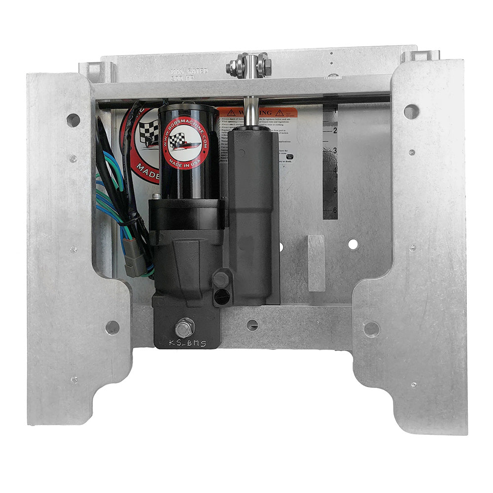 Bob's Machine 8" Setback Action Series Hydraulic Jack Plate - Silver