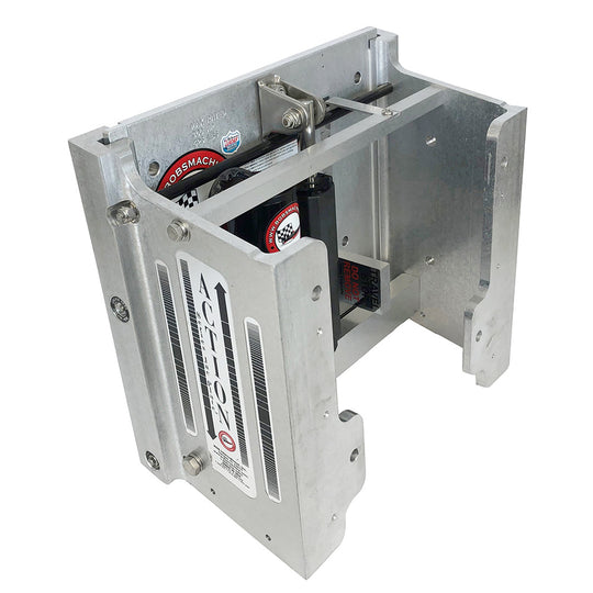 Bob's Machine 8" Setback Action Series Hydraulic Jack Plate - Silver