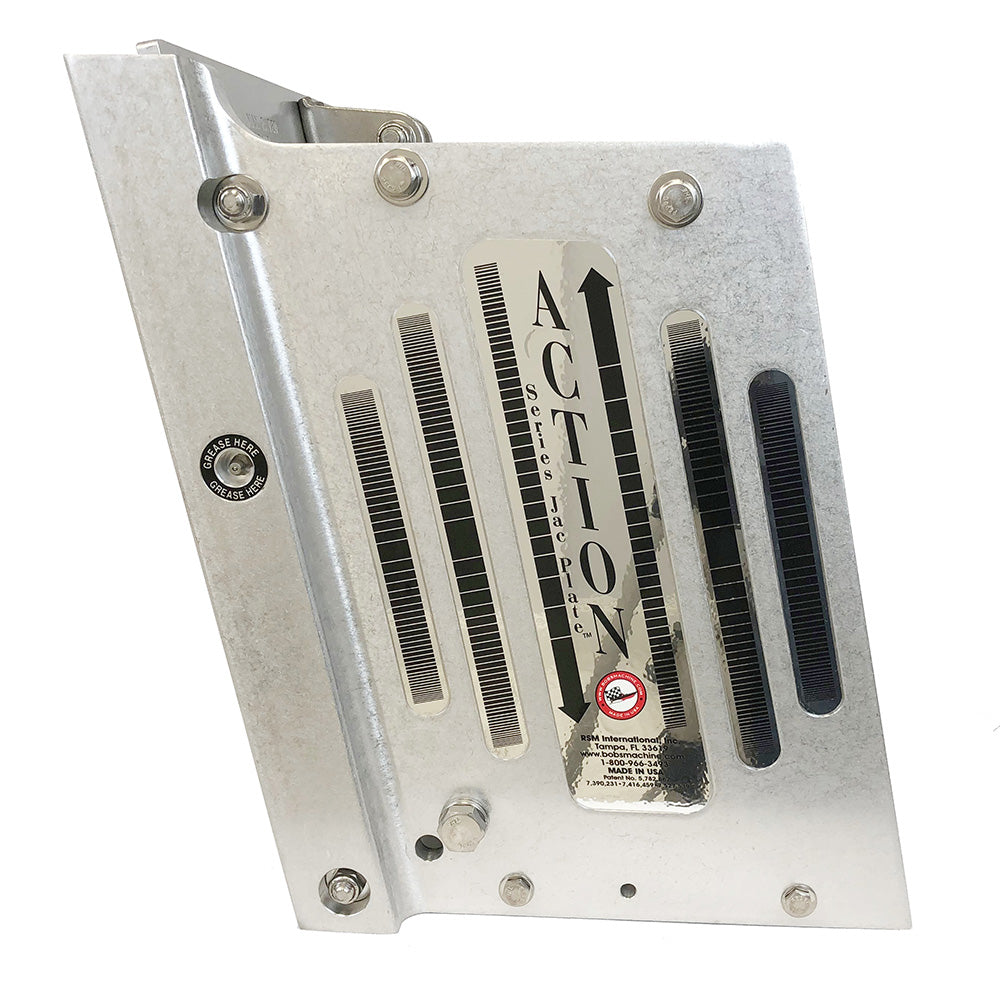Bob's Machine Shop 10" Setback Action Series Hydraulic Jack Plate - Silver