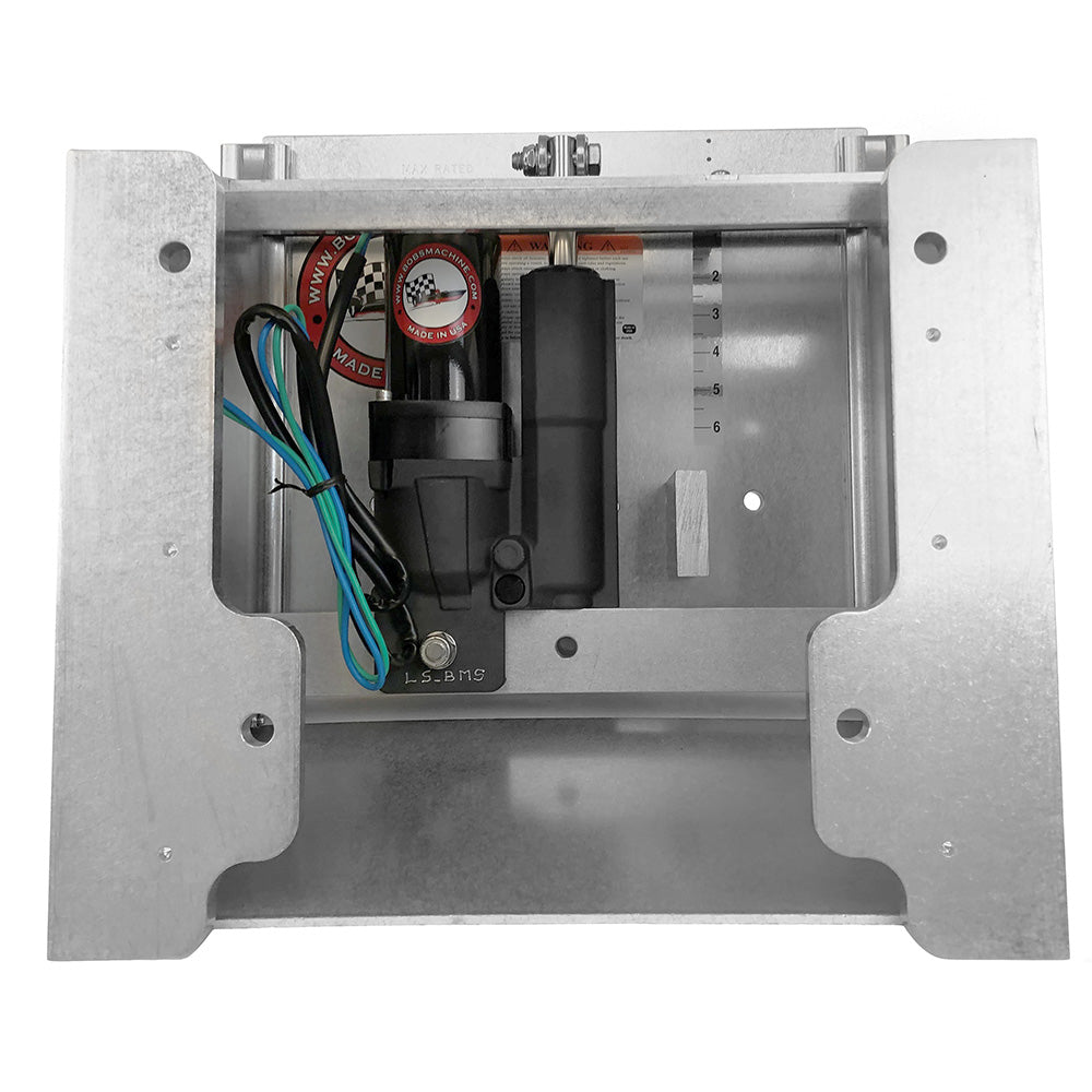 Bob's Machine Shop 2" Setback Action Series Hydraulic Jack Plate - Silver