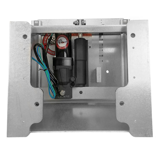 Bob's Machine Shop 2" Setback Action Series Hydraulic Jack Plate - Silver