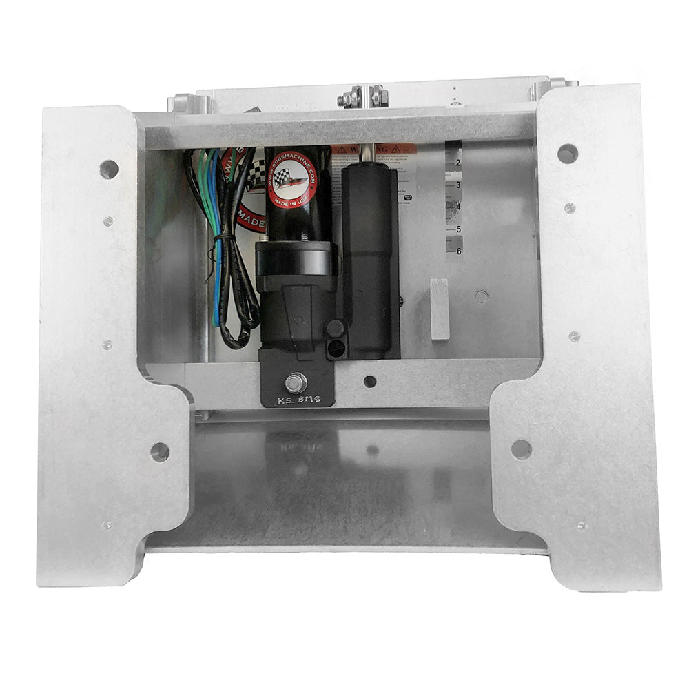 Bob's Machine Shop 14" Setback Action Series Hydraulic Jack Plate - Silver