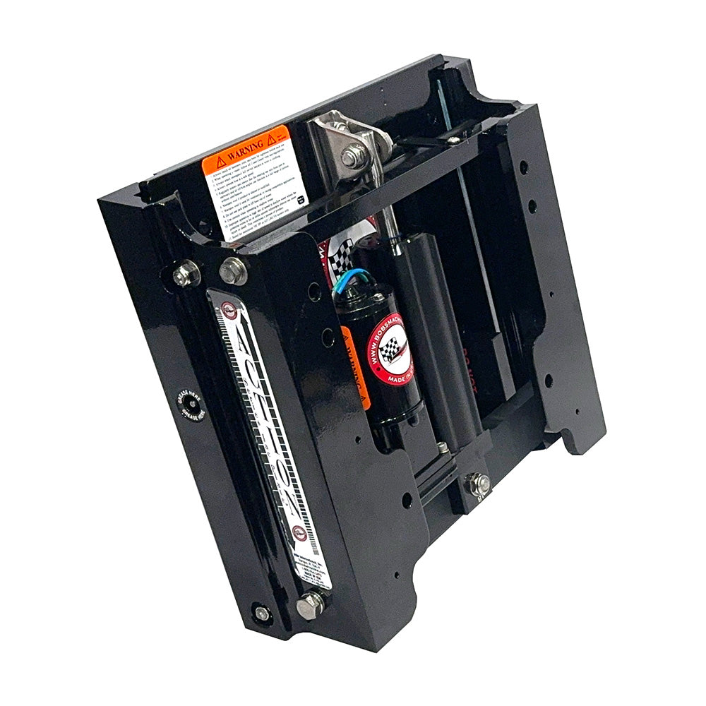 Bob's Machine Shop 4" Setback Action Series Hydraulic Jack Plate - Gloss Black