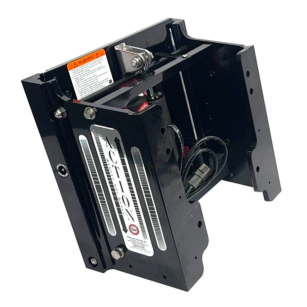 Bob's Machine Shop 8" Setback Action Series Hydraulic Jack Plate - Gloss Black