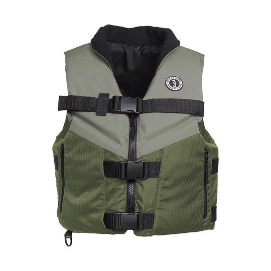 Mustang Accel Foam Vest - Green/Grey - Medium