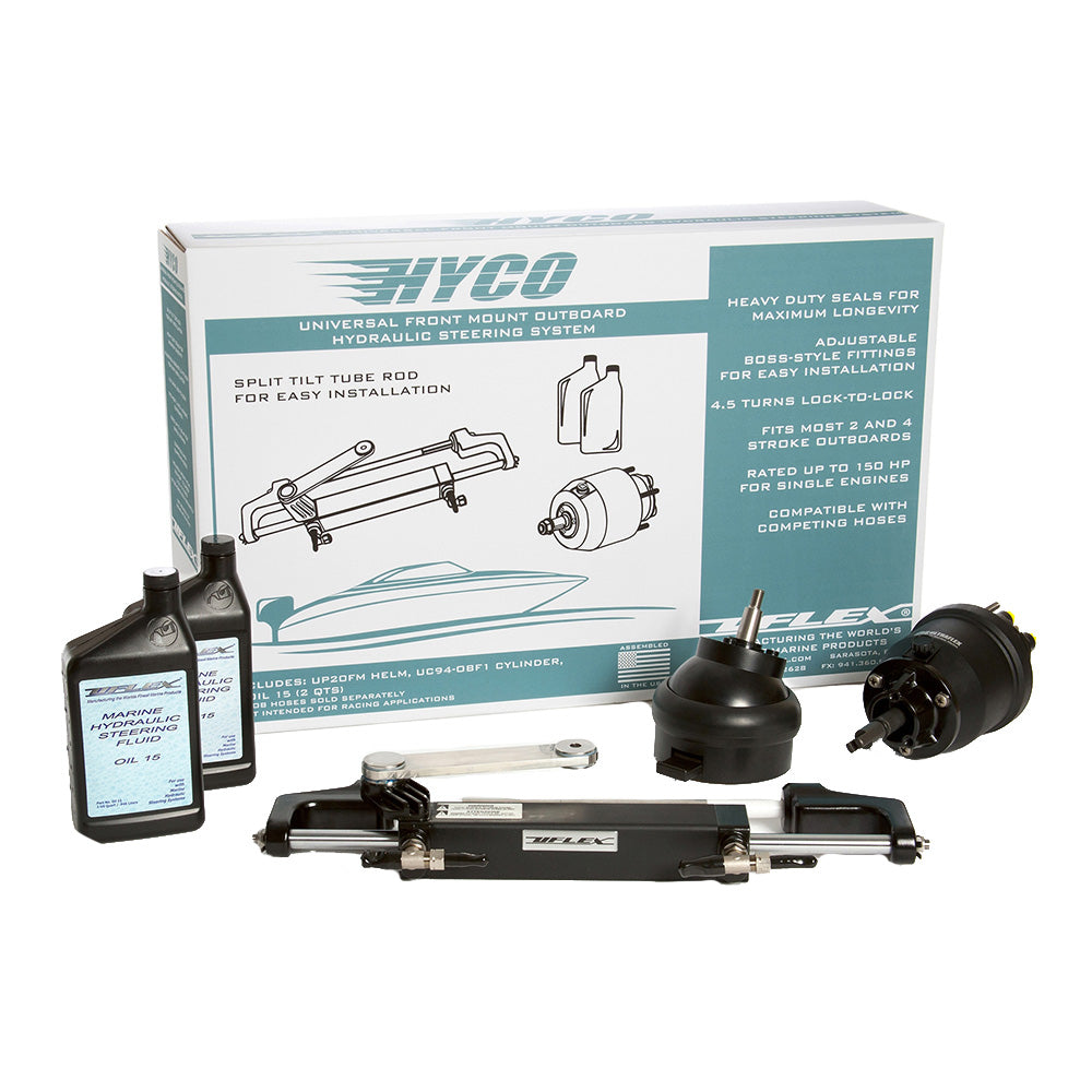 Uflex Hyco 3.1T Tilt Hydraulic OB Steering Package - Deckhand Marine Supply