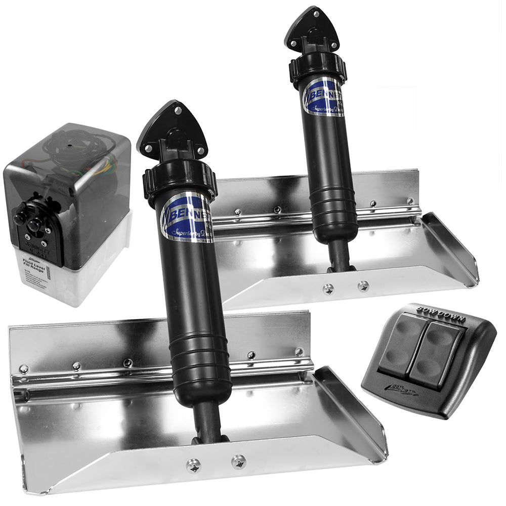 Bennett Trim Tab 12" x 9" Sport Tab System - Deckhand Marine Supply