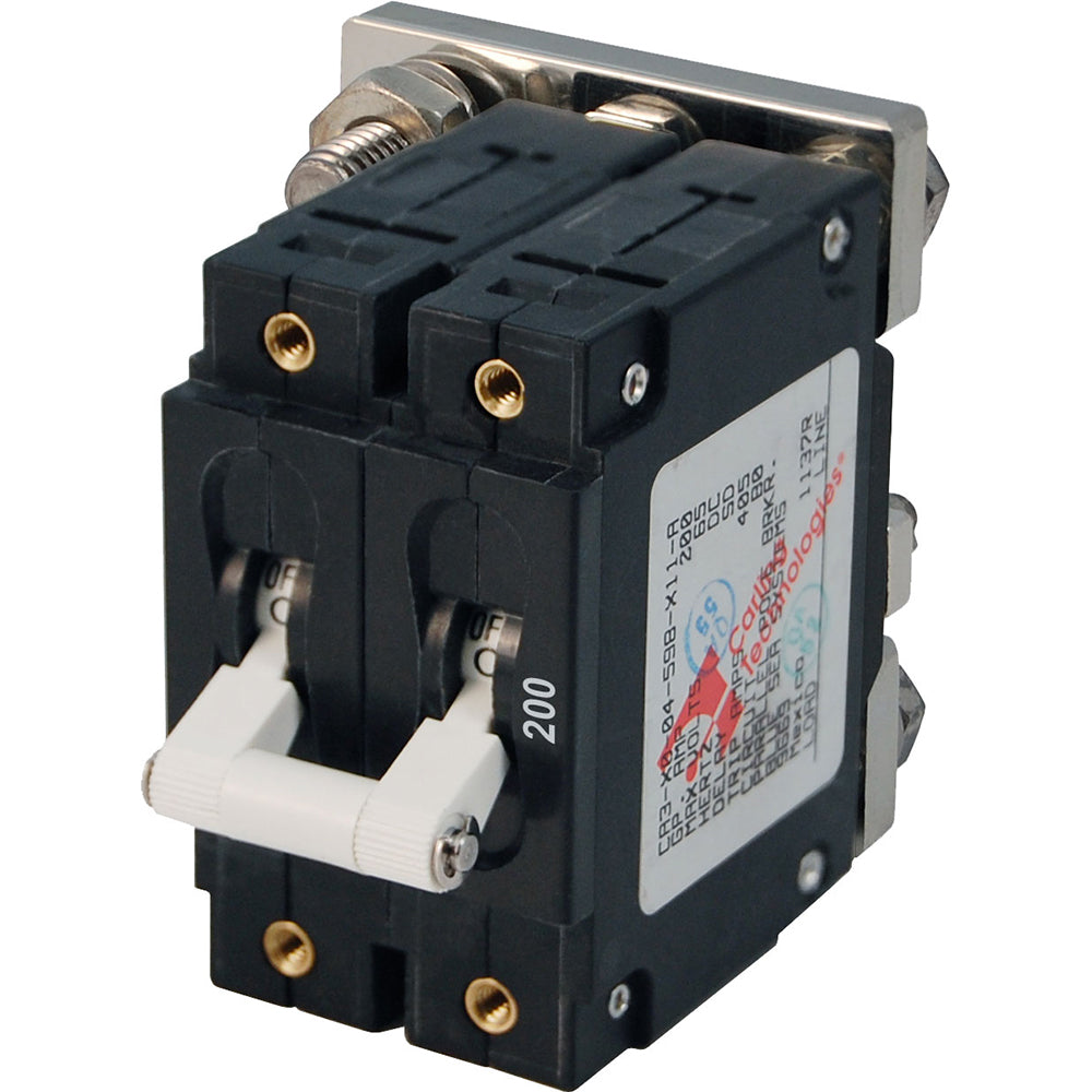 Blue Sea 7269 200A Double Pole Circuit Breaker - Deckhand Marine Supply