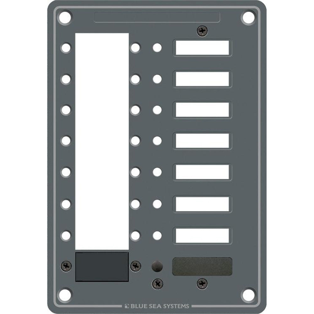 Blue Sea 8087 8 Position DC C-Series Panel - Blank - Deckhand Marine Supply