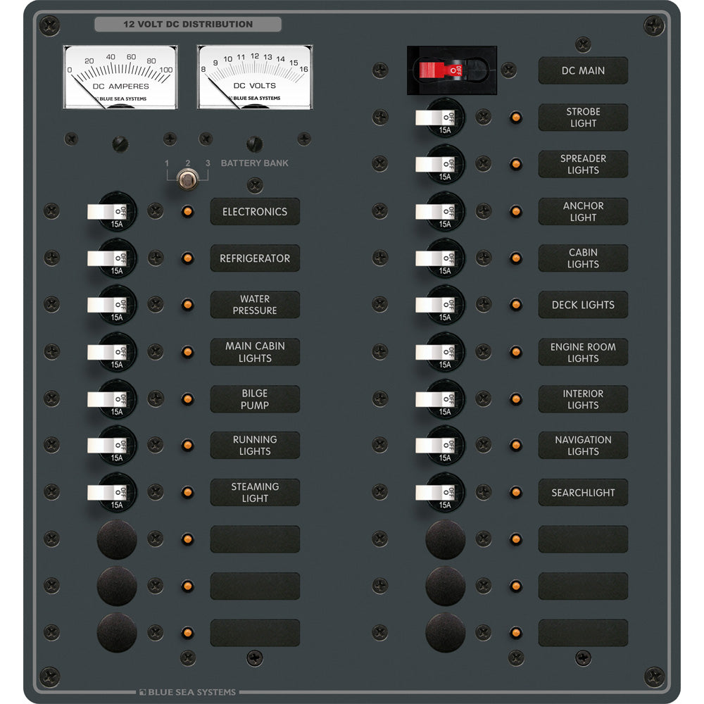 Blue Sea 8380 DC Main + 22 Position - Deckhand Marine Supply