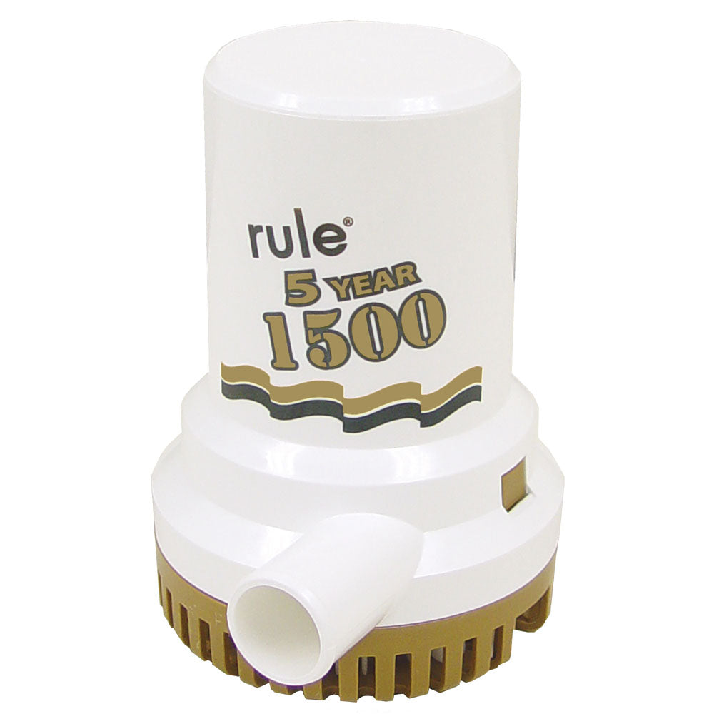 Rule 1500 G.P.H. "Gold Series" Bilge Pump - Deckhand Marine Supply