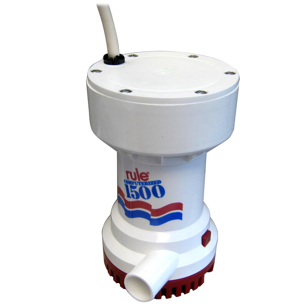 Rule 1500 G.P.H. Automatic Bilge Pump - Deckhand Marine Supply