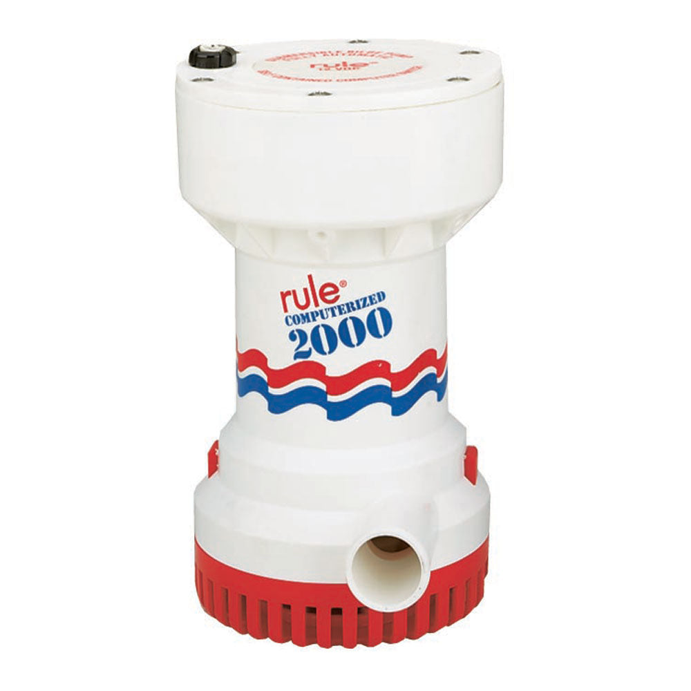 Rule 2000 G.P.H. Automatic Bilge Pump - Deckhand Marine Supply