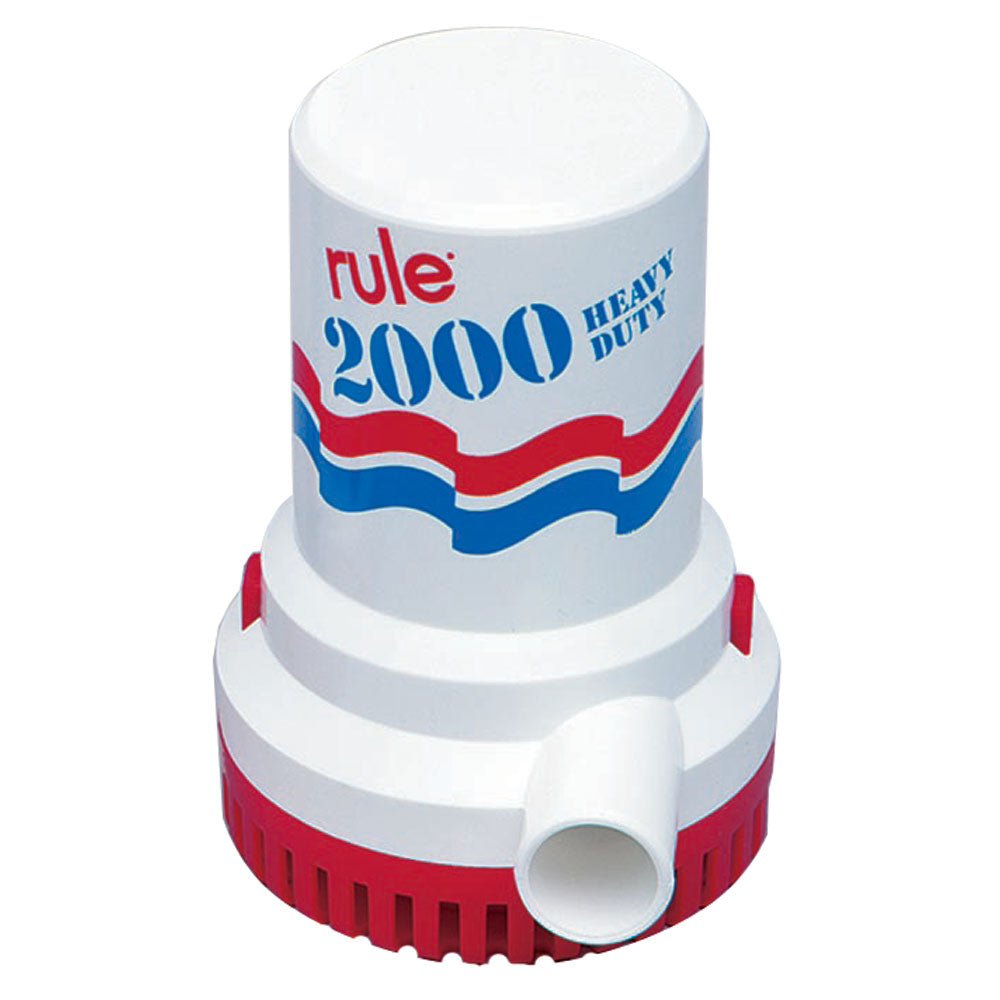 Rule 2000 G.P.H. Bilge Pump - Deckhand Marine Supply