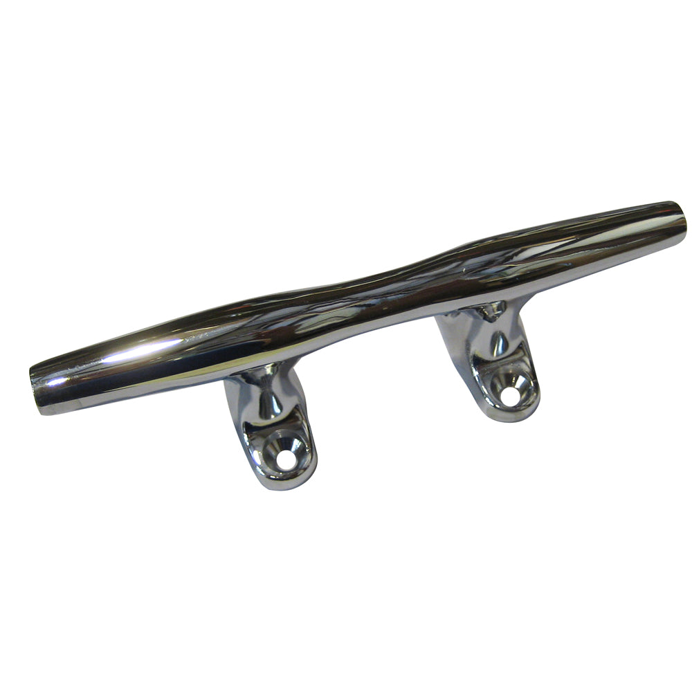 Perko 6" Open Base Cleat - Chrome Plated Zinc - Deckhand Marine Supply
