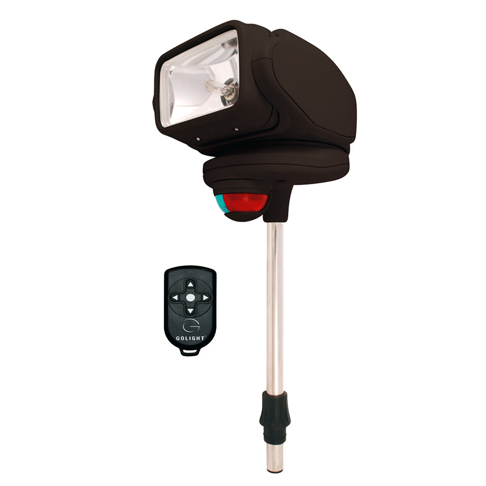 Golight Gobee Stanchion Mount w/Wireless Remote - Black - Deckhand Marine Supply