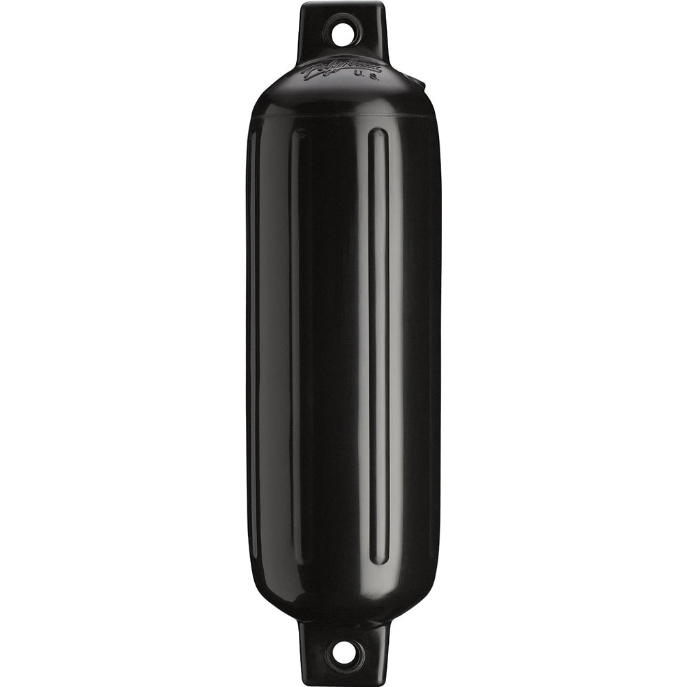 Polyform G-3 Twin Eye Fender 5.5" x 19" - Black - Deckhand Marine Supply