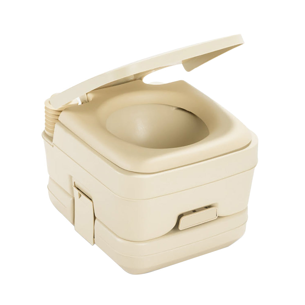Dometic 964 MSD Portable Toilet w/Mounting Brackets - 2.5 Gallon - Parchment - Deckhand Marine Supply