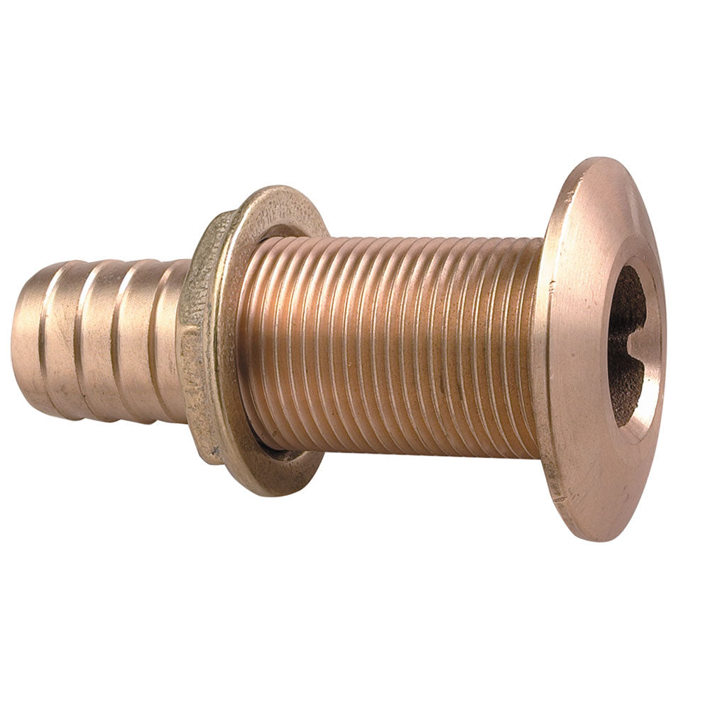 Perko 5/8" Thru-Hull Fitting f/ Hose Bronze MADE IN THE USA - Deckhand Marine Supply