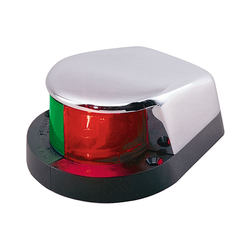 Perko 12V Bi-Color Bow Light Black Base Chrome Plated Top MADE IN THE USA - Deckhand Marine Supply