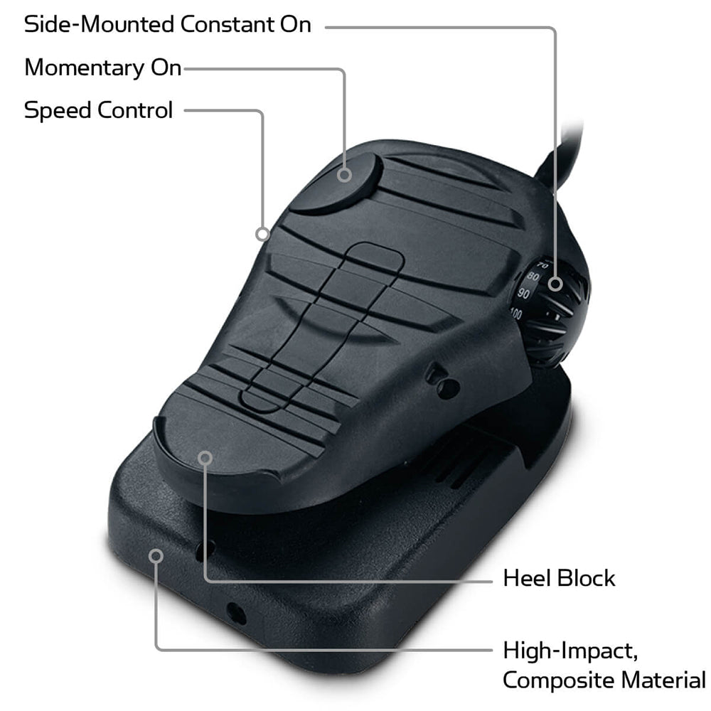 Minn Kota Edge 70 - Latch  Door - Foot Control - 24V-70lb-52" - Deckhand Marine Supply