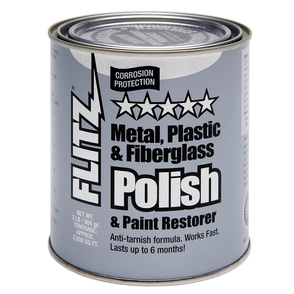 Flitz Polish - Paste - 2.0 lb. Quart Can - Deckhand Marine Supply