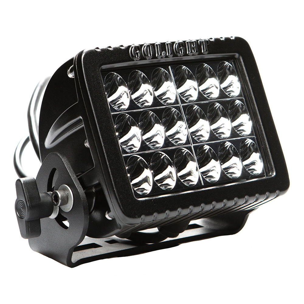 Golight GXL Fixed Mount LED Floodlight - Black - Deckhand Marine Supply