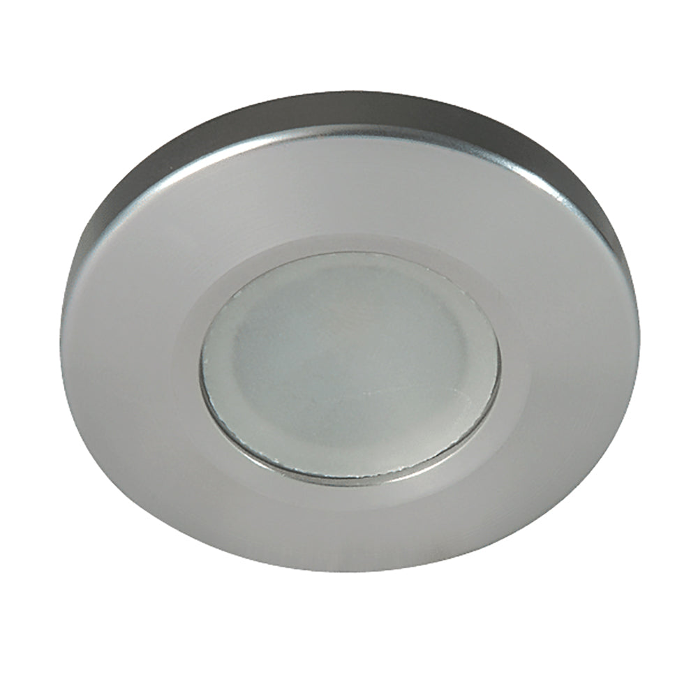 Lumitec Orbit - Flush Mount Down Light - Brushed Finish - 2-Color White/Red Dimming - Deckhand Marine Supply