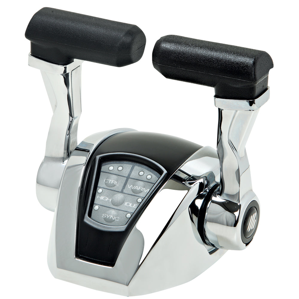 UFlex Power A Electronic Control Package - Dual Engine/Single Station - Mechanical Throttle/Electronic Shift - Deckhand Marine Supply