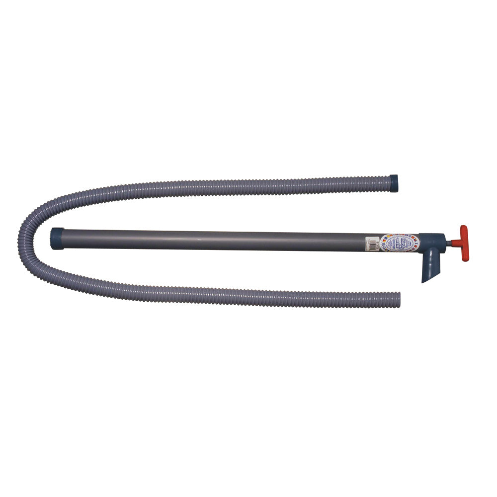 Beckson Thirsty-Mate Pump 36" w/9' Flexible Reinforced Hose - Deckhand Marine Supply