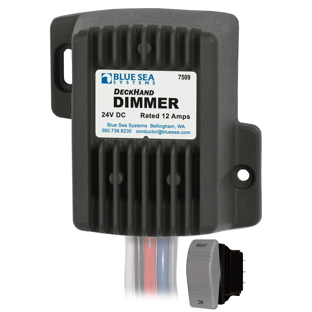 Blue Sea 7509 DeckHand Dimmer - 12 Amp/24V - Deckhand Marine Supply