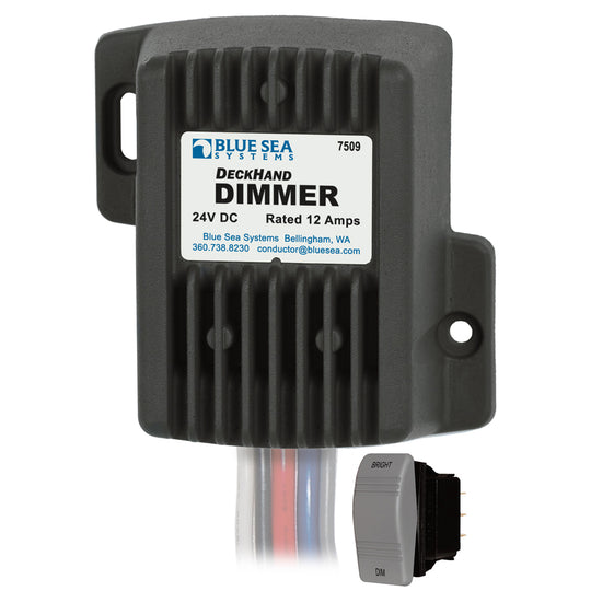 Blue Sea 7509 DeckHand Dimmer - 12 Amp/24V - Deckhand Marine Supply