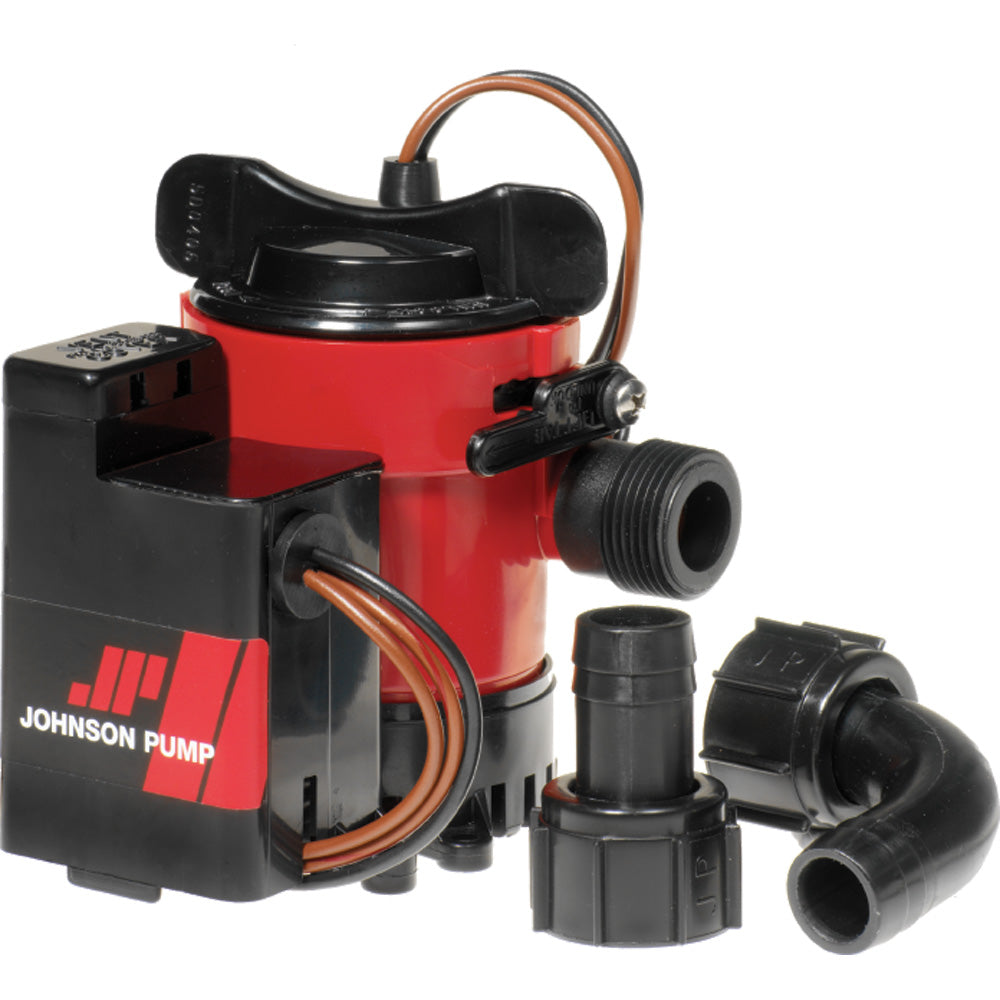 Johnson Pump Cartridge Combo 1000GPH Auto Bilge Pump w/Switch - 12V - Deckhand Marine Supply