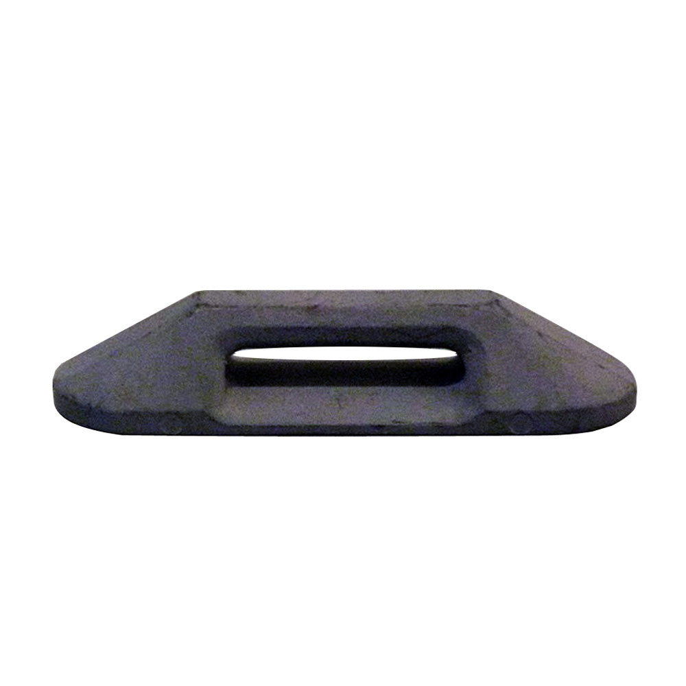 Weld Mount AT-113B Large Black Footman's Strap - Qty. 6 - Deckhand Marine Supply