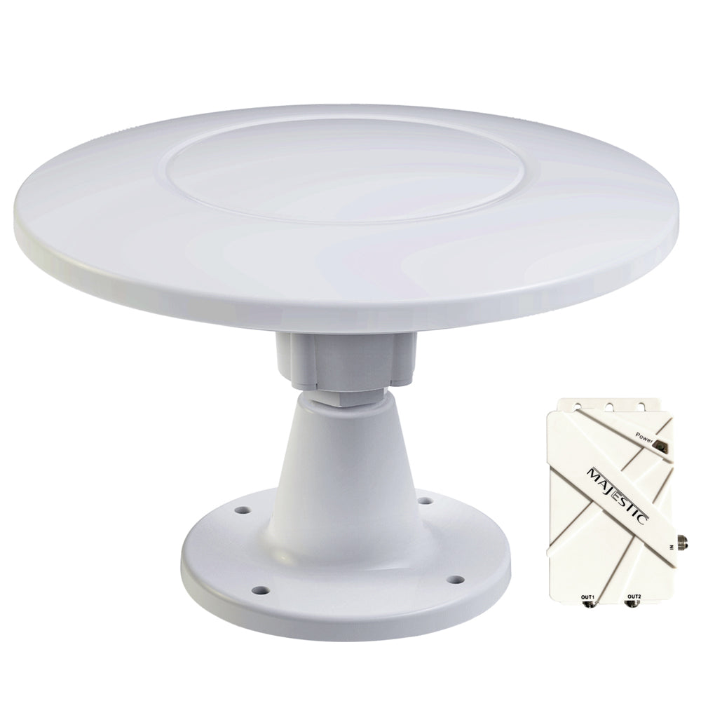 Majestic UFO X Ultra High Gain 30dB Digital TV Antenna - 12V - Deckhand Marine Supply
