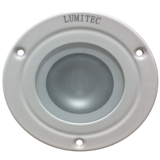 Lumitec Shadow - Flush Mount Down Light - White Finish - White Non-Dimming - Deckhand Marine Supply