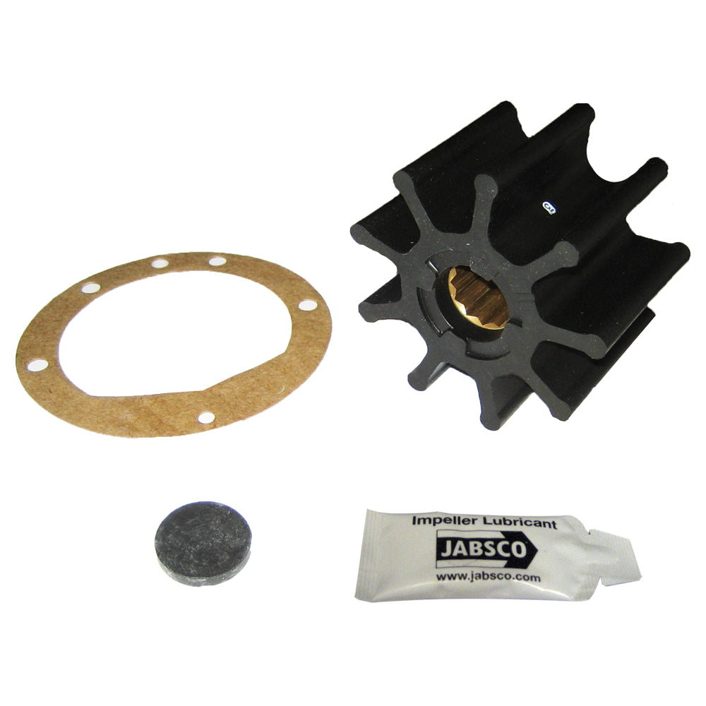 Jabsco Impeller Kit - 9 Blade - Nitrile - 3-3/4" Diameter x 2-1/2" W, 1" Shaft Diameter - Deckhand Marine Supply