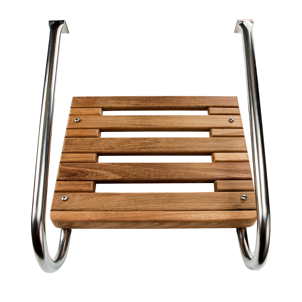 Whitecap Teak Swim Platform f/Inboard/Outboard Motors - Deckhand Marine Supply