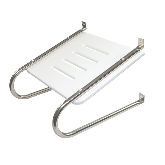 Whitecap White Poly Swim Platform f/Inboard/Outboard Motors - Deckhand Marine Supply