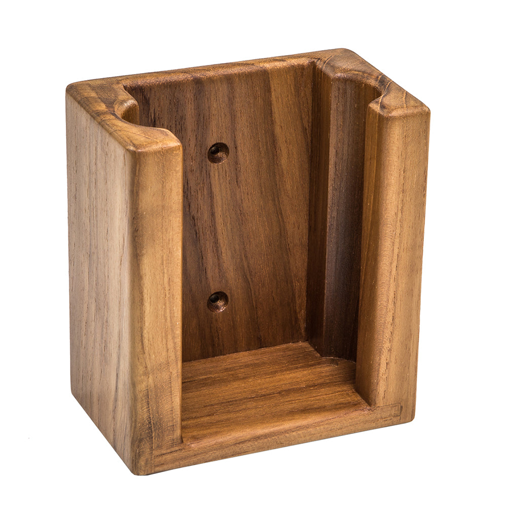 Whitecap Teak Liquid Soap Holder - Deckhand Marine Supply