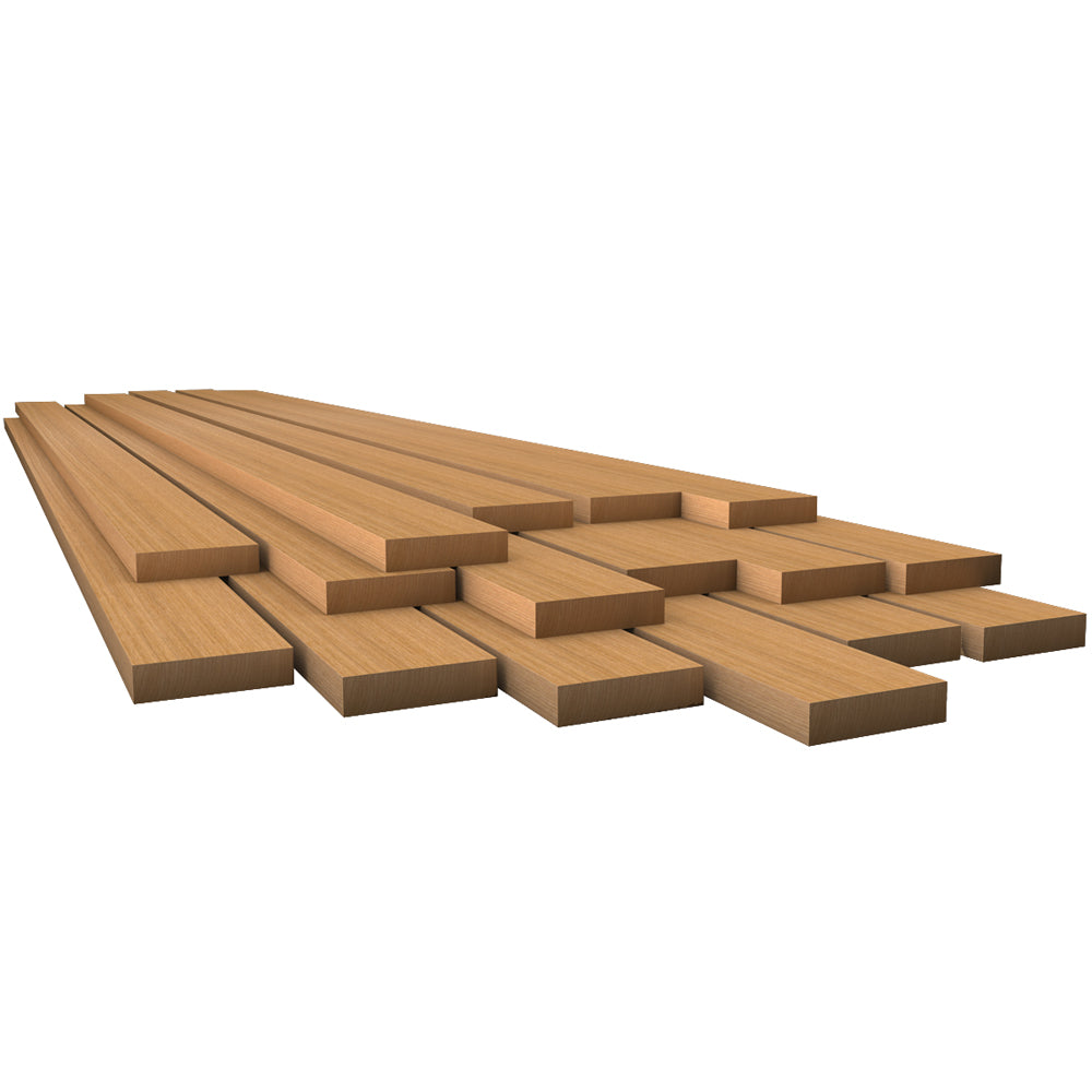 Whitecap Teak Lumber - 1/2" x 1-3/4" x 30" - Deckhand Marine Supply