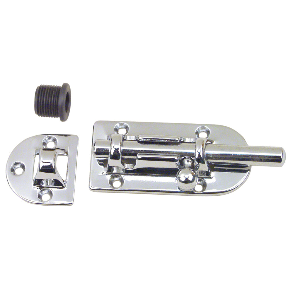 Perko 3" Chrome Barrel Bolt - Deckhand Marine Supply