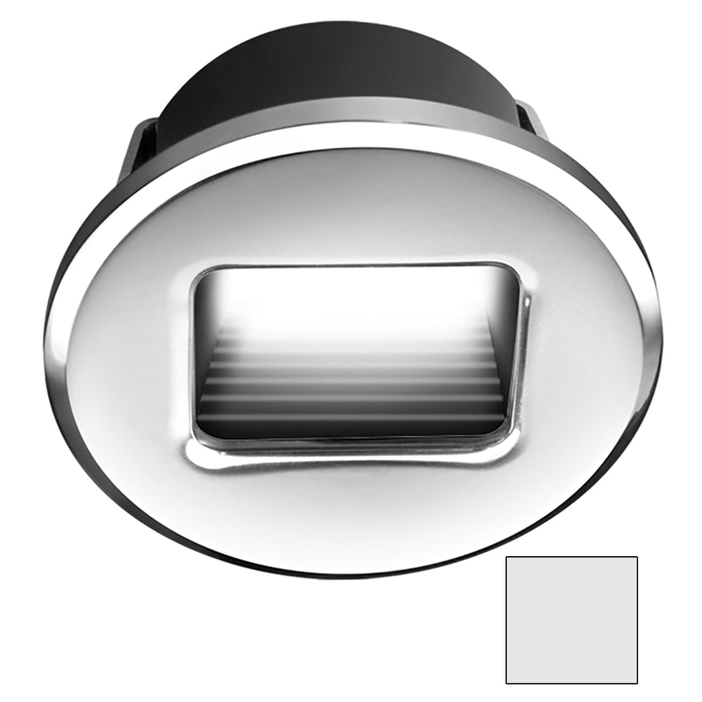 i2Systems Ember E1150Z Snap-In - Polished Chrome - Round - Cool White Light - Deckhand Marine Supply