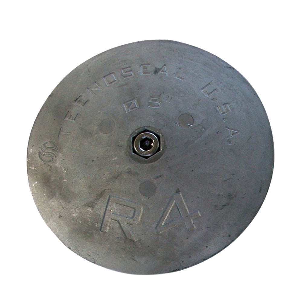Tecnoseal R4AL Rudder Anode - Aluminum - 5" x 5/8" - Deckhand Marine Supply
