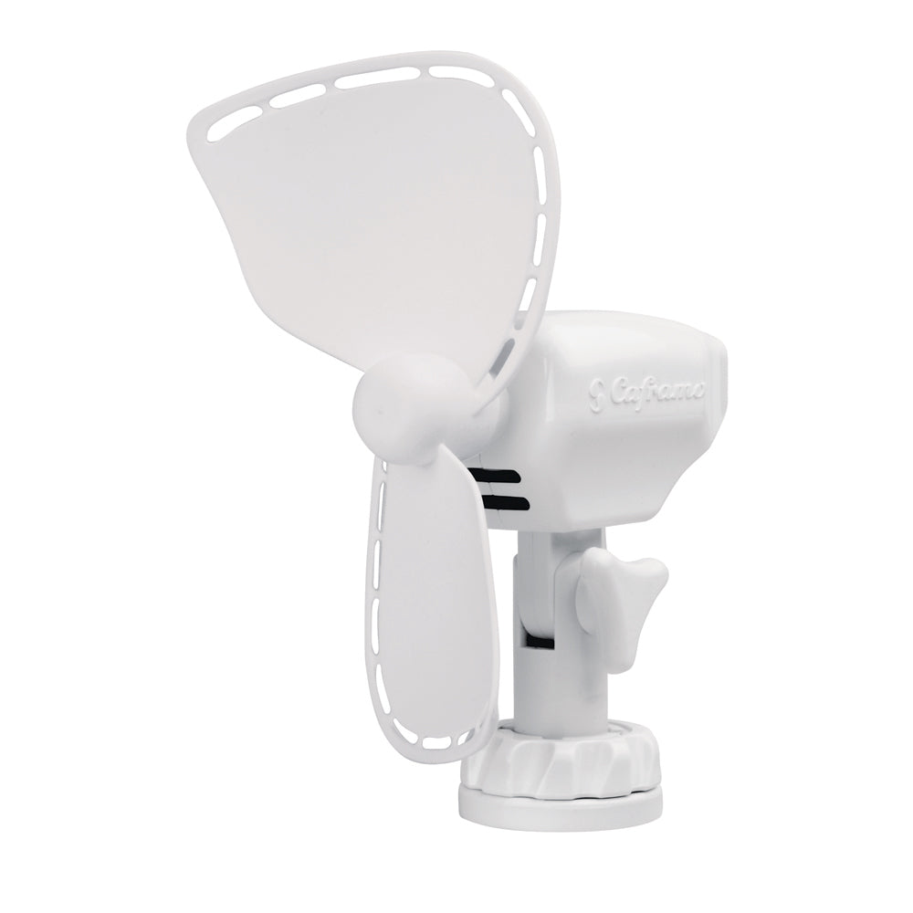 SEEKR by Caframo Ultimate 747 12V 2-Speed 7" Fan w/Lighter Plug - White - Deckhand Marine Supply