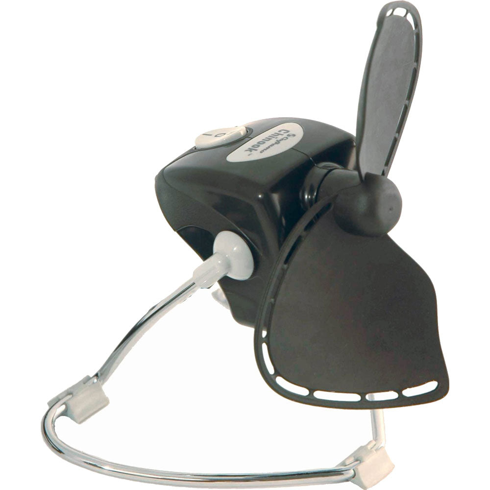 SEEKR by Caframo Chinook 707 120V AC 2-Speed 7" Fan - Black - Deckhand Marine Supply