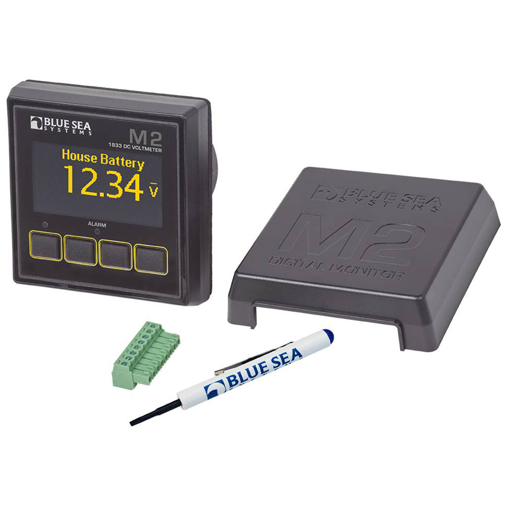 Blue Sea 1833 M2 DC Voltmeter - Deckhand Marine Supply