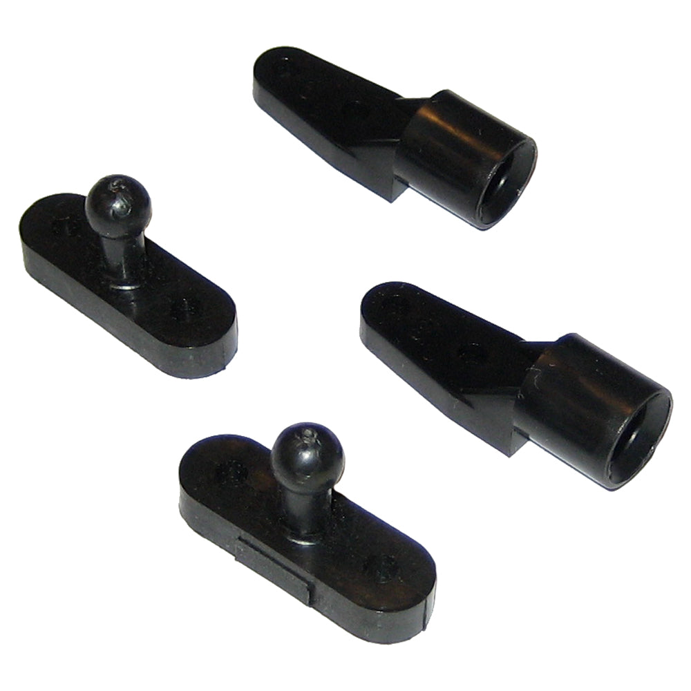 Perko Door Catches - Black Nylon - Pair - Deckhand Marine Supply